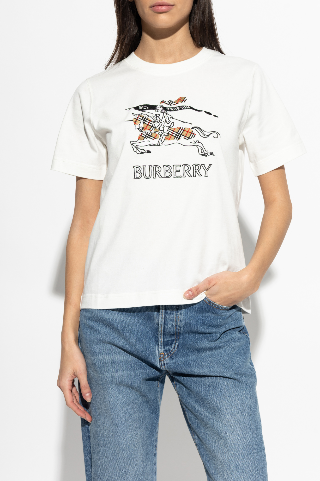 Burberry T-shirt with logo | Women's | Vitkac